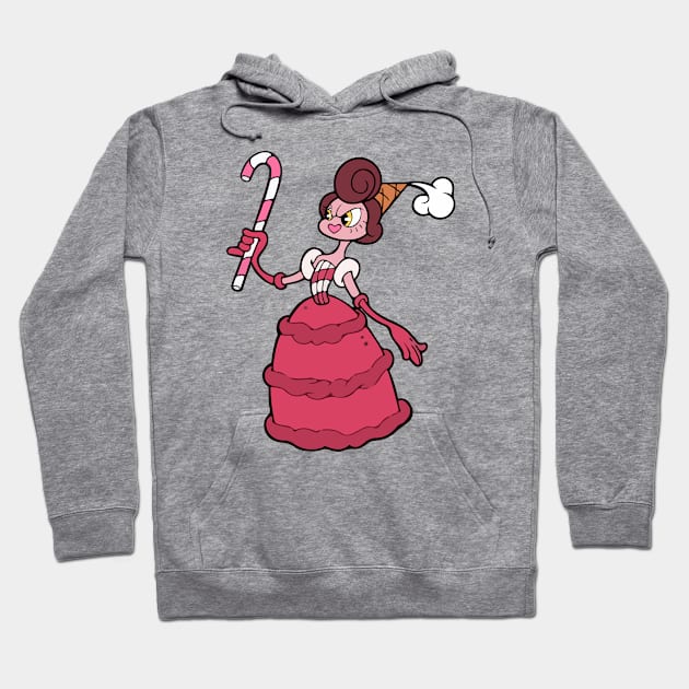 Cuphead - Baroness Von Bon Bon Hoodie by Catharthic